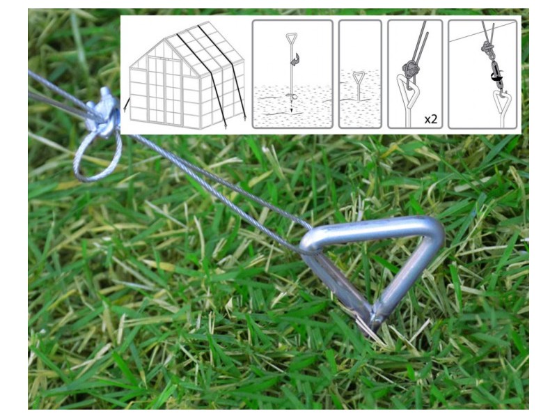 Set za sidrenje staklenika Hybrid