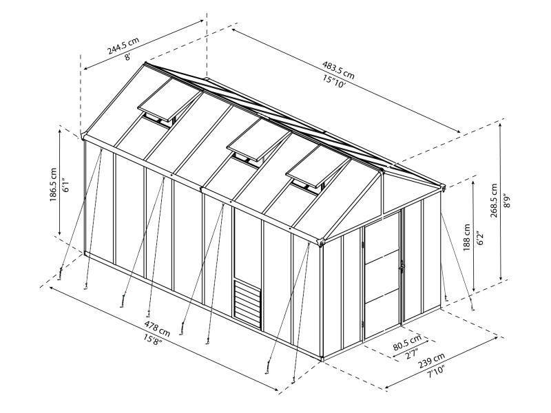 Glory 244,5 x 483,5 cm