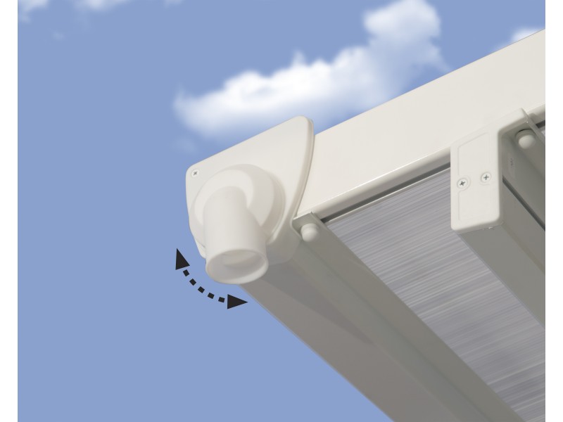 Feria - 3 x 3,07 m - bijela/transparent