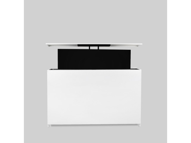 Vanjski TV podizni ormarić- aluminij premazan prahom u bijeloj boji