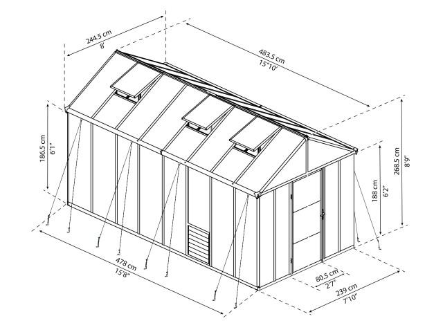 Glory 244,5 x 483,5 cm