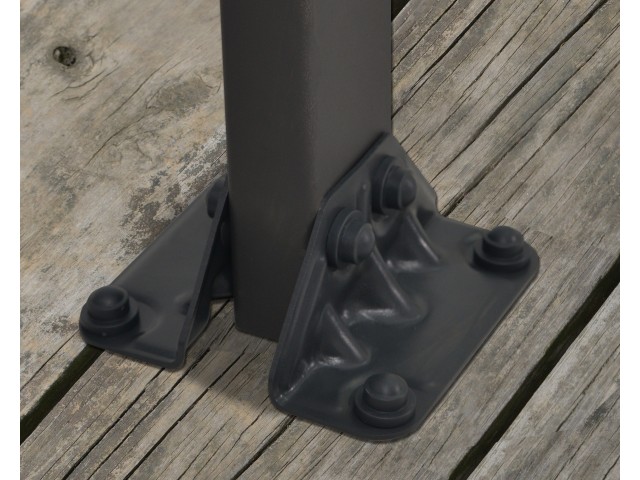 Feria - 3 x 3,07 m - siva/transparent