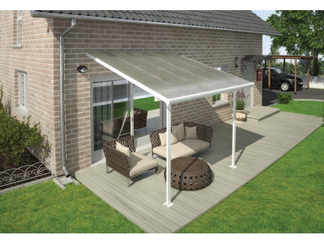 Feria - 3 x 3,07 m - bijela/transparent