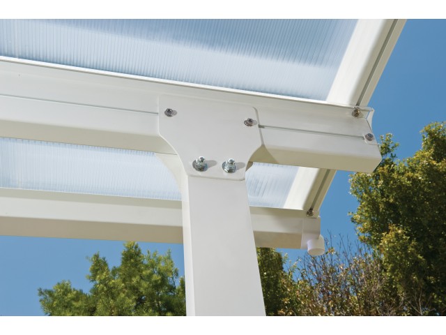 Feria - 3 x 3,07 m - bijela/transparent