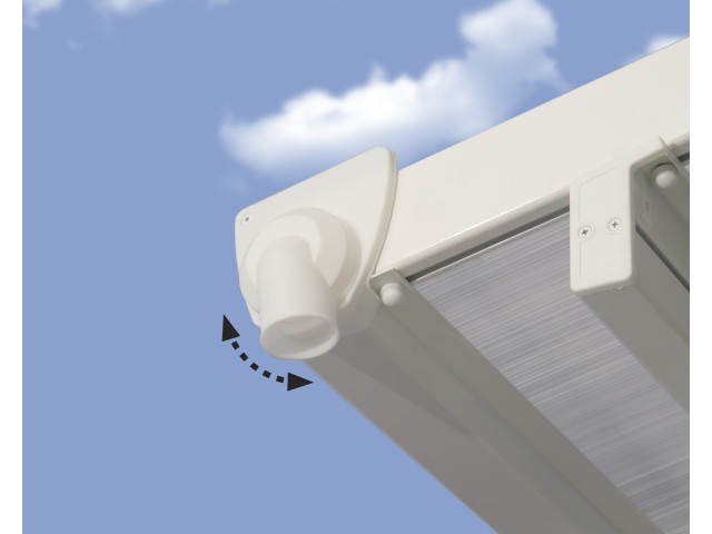 Feria - 3 x 3,07 m - bijela/transparent