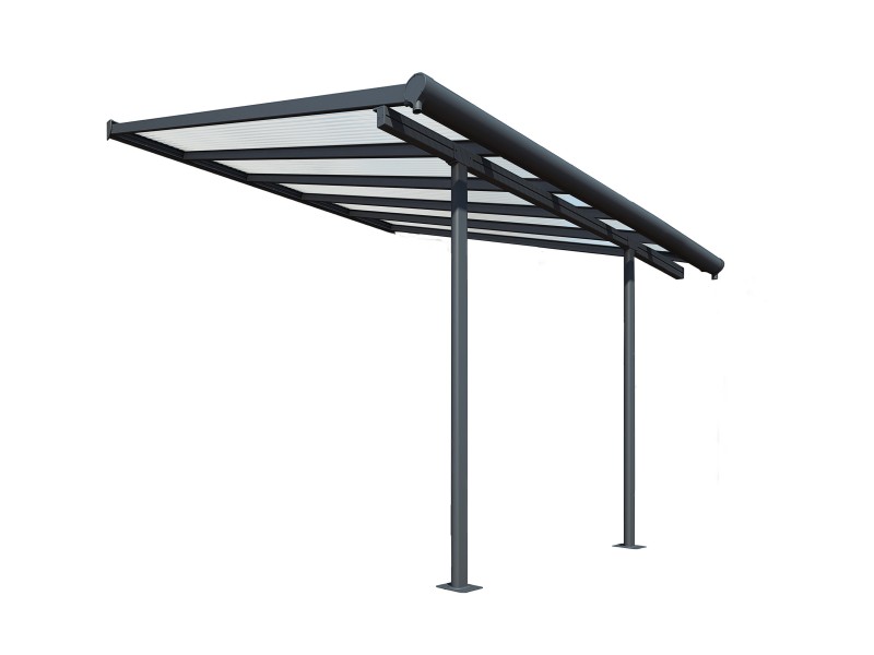 Sierra - 3 x 3,14 m - Grau/Klar