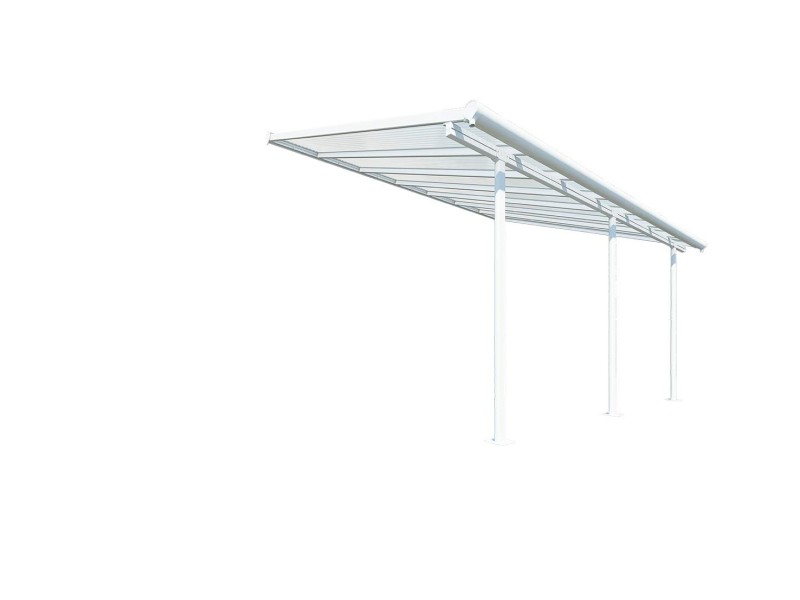 Sierra - 3 x 4,34 m - bijela/transparent