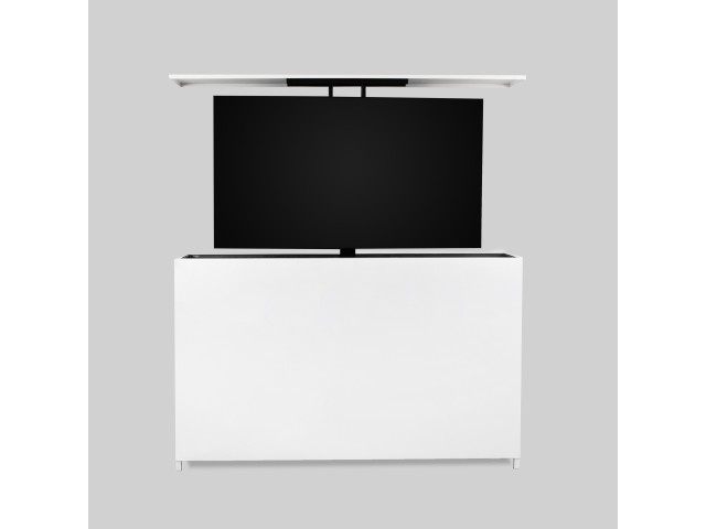 Outdoor TV Lift Schrank - pulverbeschichtetes Aluminium in weiß